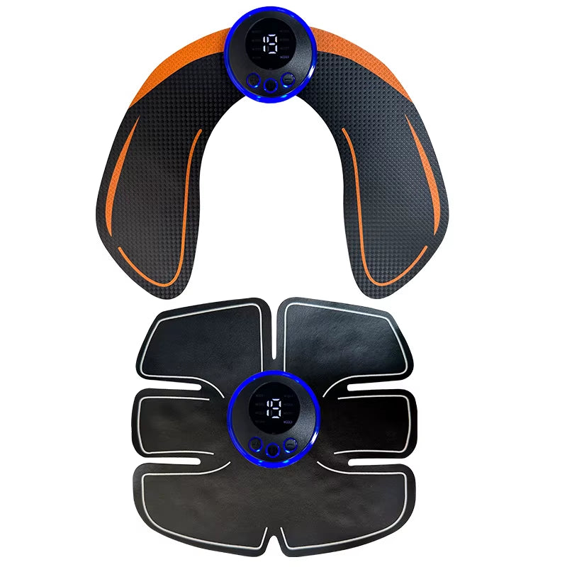 Electrical Muscel Stimulator Massager Abdomen Buttocks Arm Leg Neck Hips Trainer Muscle Toner Fitness Training Workout Equipment