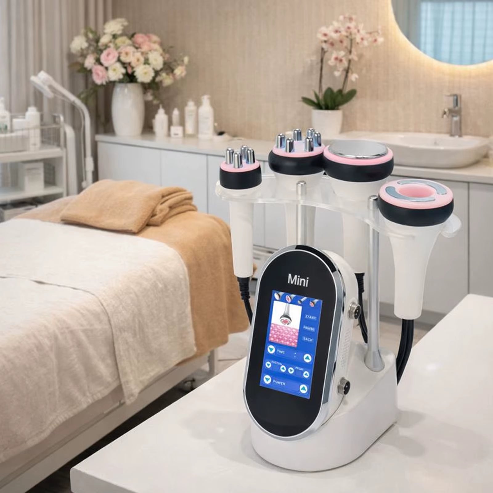 40K 4 in 1 Body Slimming Cavitation Ultrasonic Weight Loss Skin Rejuvenation Beauty Machine Multipolar Skin Tighten Anti-Wrink