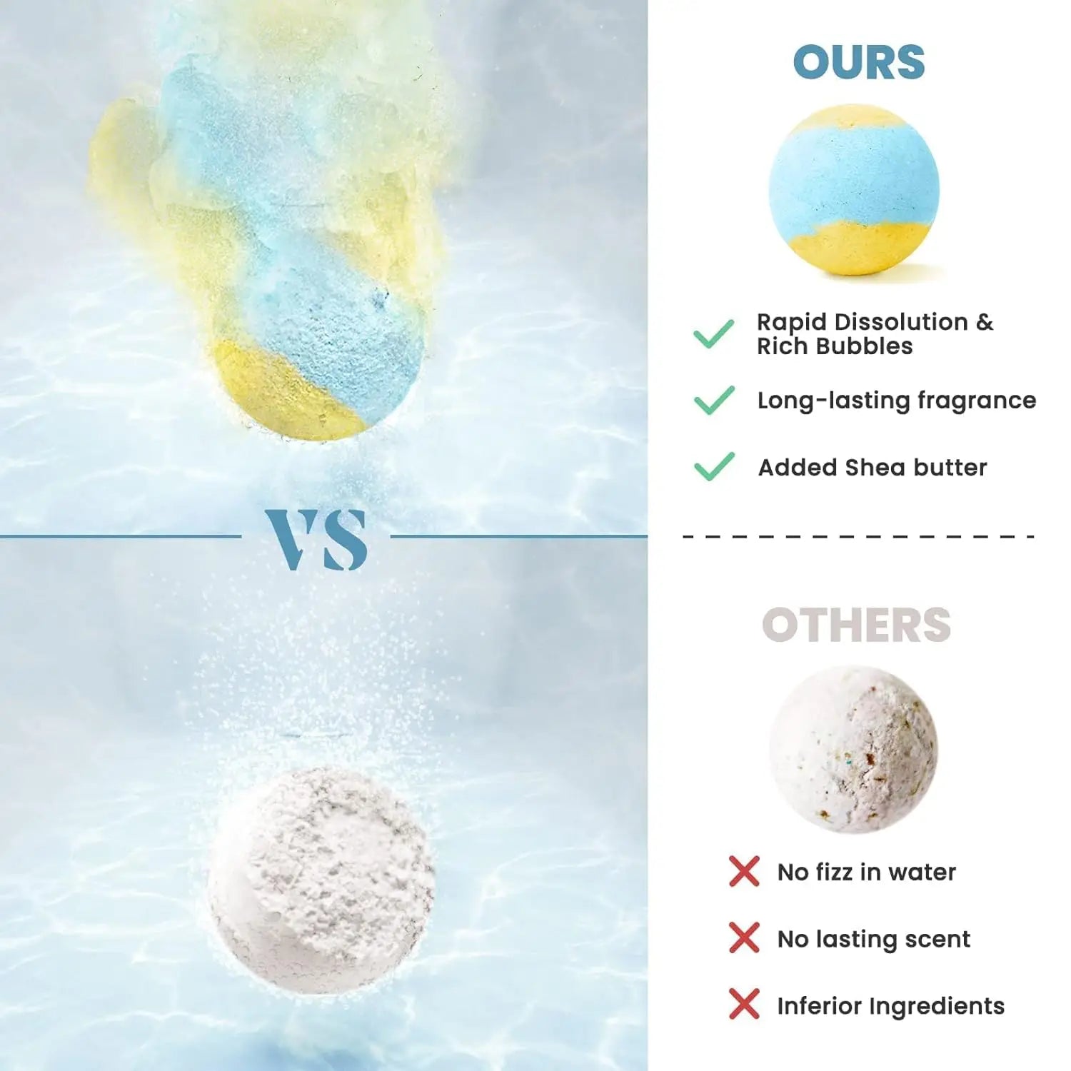 Indulge in Luxury: 20PCS Handmade Organic Bath Bomb Gift Set with Customized Fragrance for Ultimate Relaxation