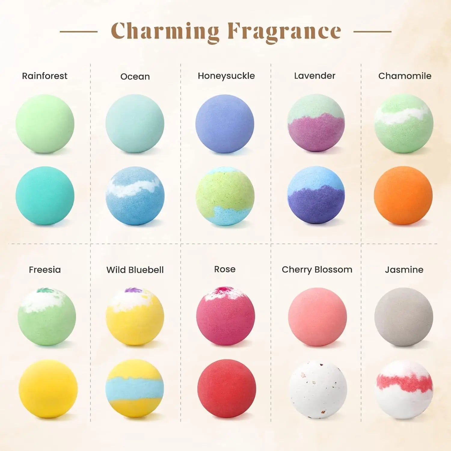 Indulge in Luxury: 20PCS Handmade Organic Bath Bomb Gift Set with Customized Fragrance for Ultimate Relaxation