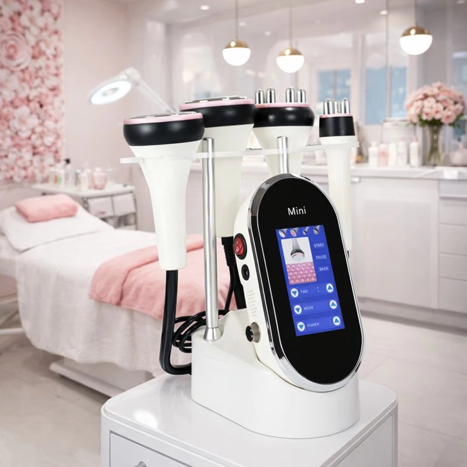 40K 4 in 1 Body Slimming Cavitation Ultrasonic Weight Loss Skin Rejuvenation Beauty Machine Multipolar Skin Tighten Anti-Wrink
