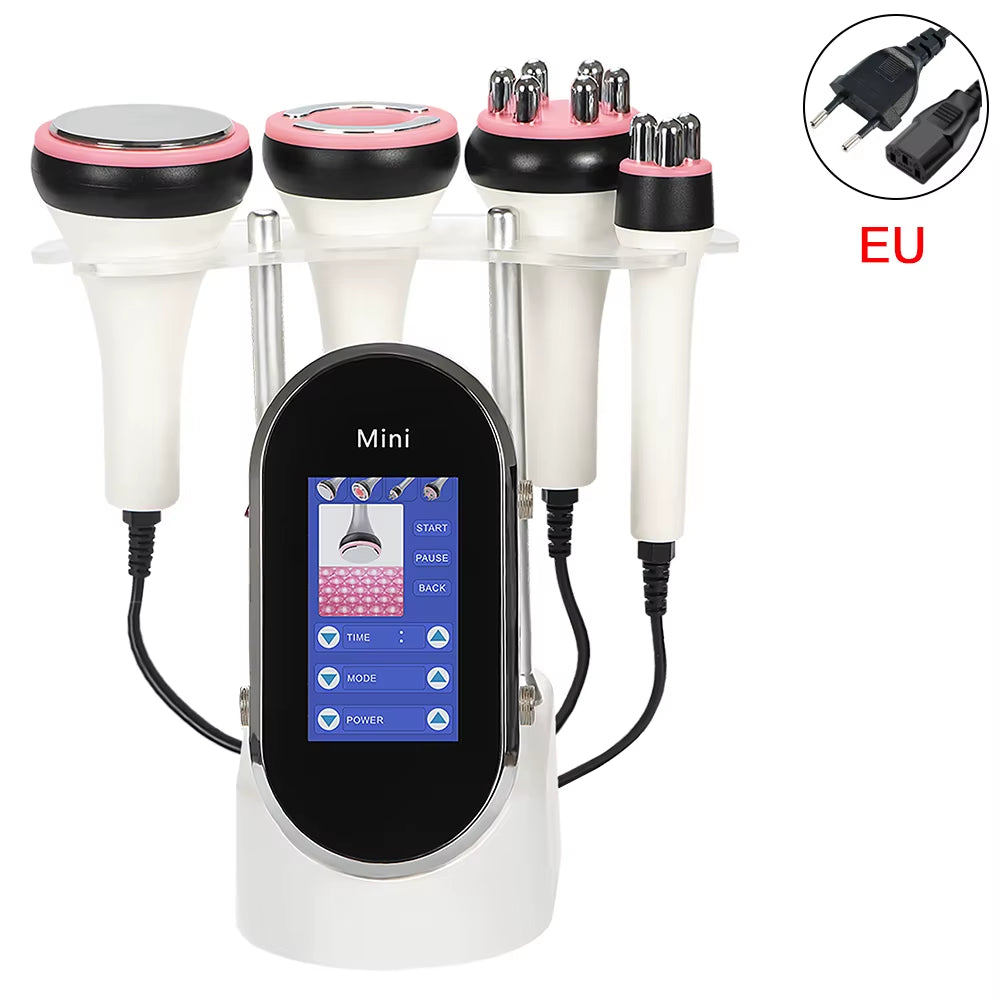 40K 4 in 1 Body Slimming Cavitation Ultrasonic Weight Loss Skin Rejuvenation Beauty Machine Multipolar Skin Tighten Anti-Wrink